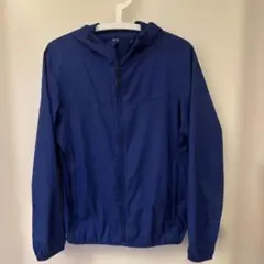 ネイビー フード付きジャケット