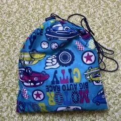 車プリント レインコート 120-130