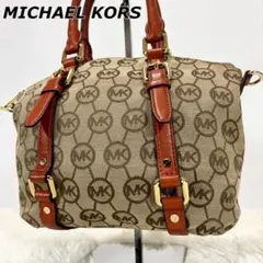 マイケルコース ハンドバッグ MKロゴ 総柄 ゴールド金具 手持ち 手提げ