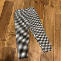 【新品・未使用】チェック柄ロングパンツ 100cm