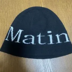 matin kim ビーニー　黒　ウィメンズ　韓国　正規品