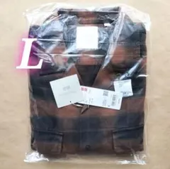 ブラッシュドコットンオーバーサイズシャツ　ユニクロ　JWアンダーソン　Lサイズ