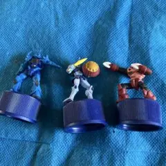 機動戦士ガンダム ミニフィギュア　ボトルキャップ 3体セット