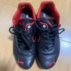 PUMA Ferrari スニーカー ブラック レッドのサムネイル
