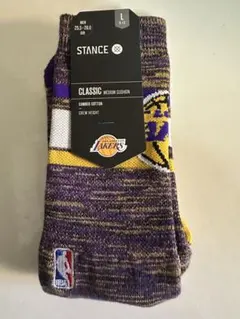 スタンスソックス　ロサンゼルスレイカーズ ソックス　25.5〜29㎝NBA 靴下のサムネイル