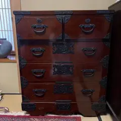 【中古】K▼車箪笥 民芸 タンス たんす チェスト 和箪笥 (38455) 中古】K▽民芸 タンス たんす チェスト 和箪笥 (38456) - メルカリ