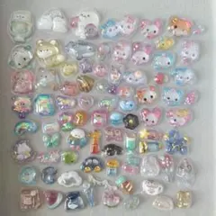 64 ボンボンドロップシール　80枚　おすそ分け　オーロラ うるちゅるシール