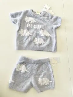 【gelato pique】恐竜柄ベビーパジャマ