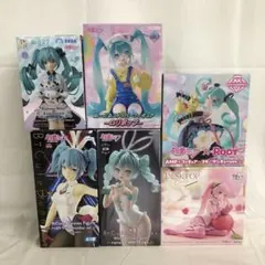 VF6797 未開封 初音ミク ぬーどるストッパー 他 フィギュア 6個セット