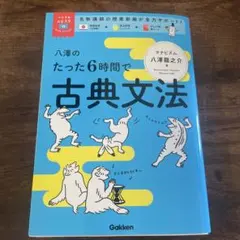 八澤のたった6時間で古典文法