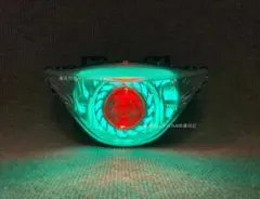 アドレスv125S 緑赤 イカリングヘッドライト！　完全取り付けサポート付き！