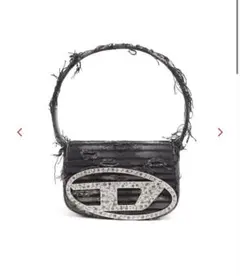 【DIESEL】1DR レザークロスボディバッグ S ブラック