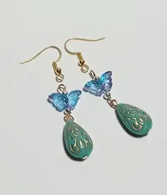 ゆ　ハンドメイドイヤリング・ピアス