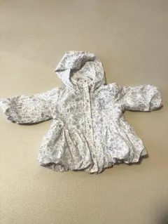 petite main 花柄フード付きアウター 80cm