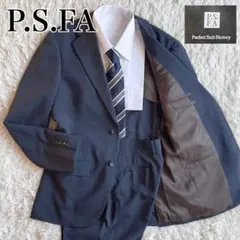 極美品✨洗える❗️パーフェクトスーツファクトリー　セットアップスーツ　チェック　M