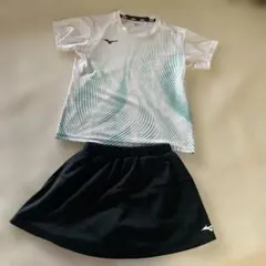 Mizuno テニスウェアセット ホワイト/ブラックM