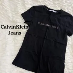 상태좋음 CalvinKlein Jeans カルバンクライン Tシャツ ブラック