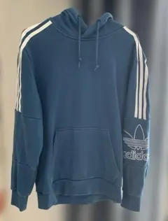 アディダス adidas パーカー フーディー ブルー