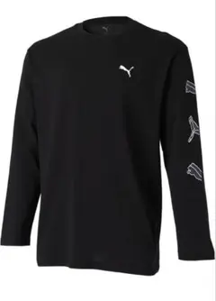 ★新品★PUMA(プーマ) カジュアルESS LOGグラフィック長袖Tシャツ★