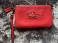 【レア】coach トリケラトプスポーチレキシー