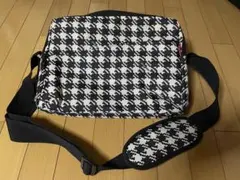 ハウンドトゥースパターン ショルダーバッグ