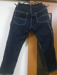 XLARGE ワークパンツ ブラック ホワイトステッチのサムネイル
