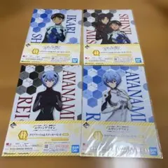 一番くじ　エヴァンゲリオン　エヴァパイロット　集結！クリアファイルステッカー付き