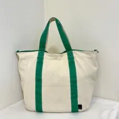 glänta グレンタ リバーシブル トートバッグ グリーン