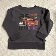 新品　カーズ　トレーナー　チャコールグレー　120