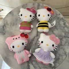 ハローキティ ストラップ 4体セット