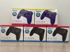 SW用　ワイヤレスコントローラー4 ブラック2個　パープル1個合計3個セット