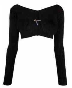 JACQUEMUS ジャックムス カーディガン ブラック 34のサムネイル