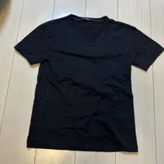 BURBERRY BLACK LABEL VネックTシャツ ブラック