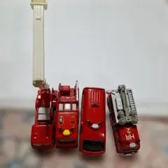 トミカ赤い消防車ミニカーセット