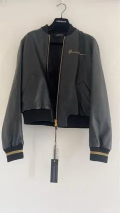 未使用保存品 ヴェルサーチ L’sレザーライダースジャケット VERSACE - VERSACE ヴェルサーチ ライダース L 黒 【古着】【中古