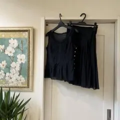 美品⭐️EL L E セットアップ　ブラウス　スカートのサムネイル