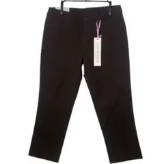 新品ユニクロ2WAYストレッチクロップドパンツダークブラウン　M