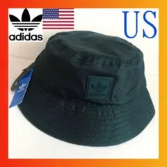 レア【新品】USA アディダス ハット 深緑 バケット キャップ 帽子