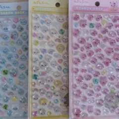 【国内正規品】ボンボンドロップシール しずくちゃんmini 3枚セット