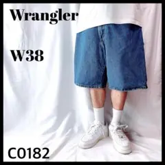 良好 ラングラー カーペンター デニム ペインターショーツ ハーフパンツ W38