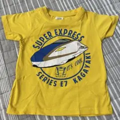 電車Tシャツ　新幹線　かがやき　110サイズ