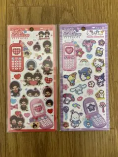 【正規品】　平成はっぴーフォンシール　もんちっち　サンリオキャラクター