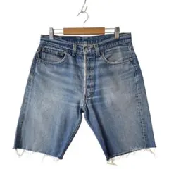 90s USA製 Levi's 501 W33 カットオフ デニムショーツのサムネイル