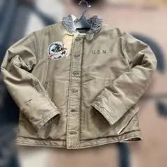 USS Pogy SS-486 ミリタリージャケット ベージュのサムネイル