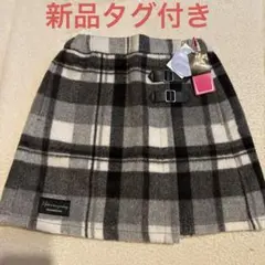 JENNI グレー系チェック スカート 150cm