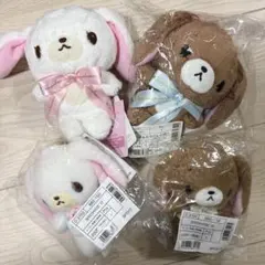 当時品 希少 15cm×10cmミニぬいぐるみ シュガーバニーズぬいぐるみ