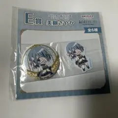 魔法少女まどか☆マギカ E賞 美樹さやか 缶バッジ＆ステッカー