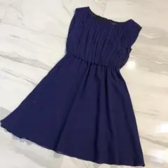 グレ－スコンチネンタル　ノースリーブシルクワンピース　サイズ38