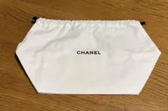 CHANEL 巾着袋ホワイト