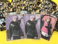 刀ミュ 五月雨江2 村雲江1(外袋5枚おまけ)ウエハース カード計3枚